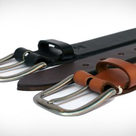 РЕМНИ 3SIXTEEN «HEAVYWEIGHT STITCHED LEATHER BELTS»