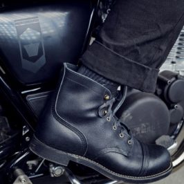 RED WING SHOES x WRENCHMONKEES 4545 IRON RANGER BLACK SPITFIRE