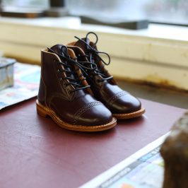 ДЕТСКИЕ БОТИНКИ VIBERG SERVICE BOOT SHELL CORDOVAN